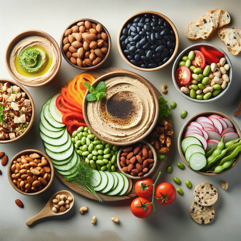 high-protein vegan snack ideas for busy days