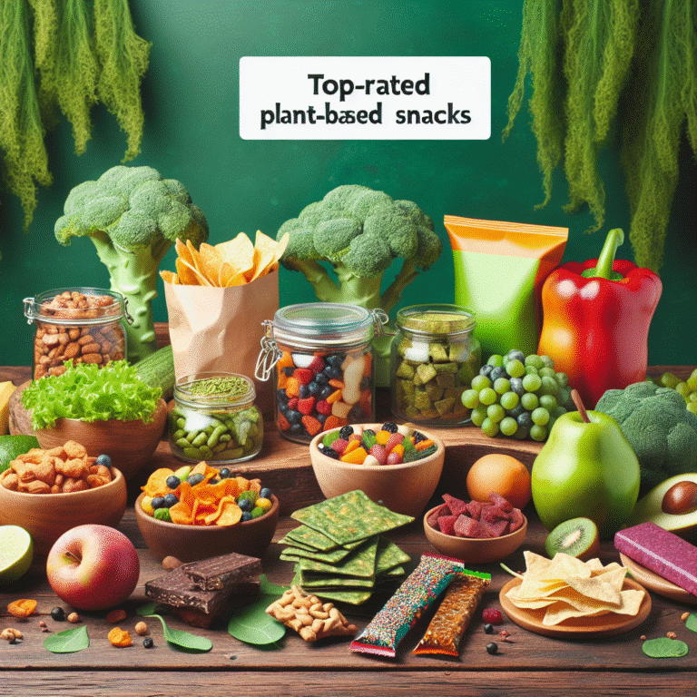 top-rated plant-based snack products