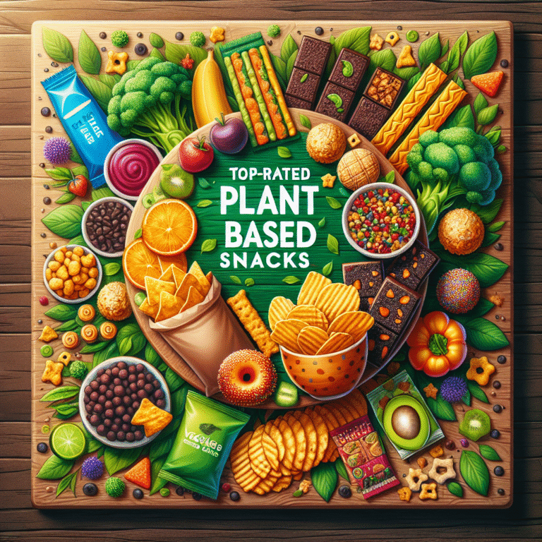top-rated plant-based snack products