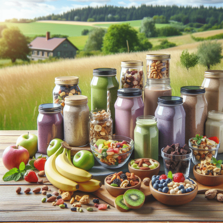 top plant-based protein shakes and snack combinations