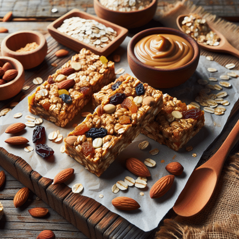 easy homemade vegan protein granola bars