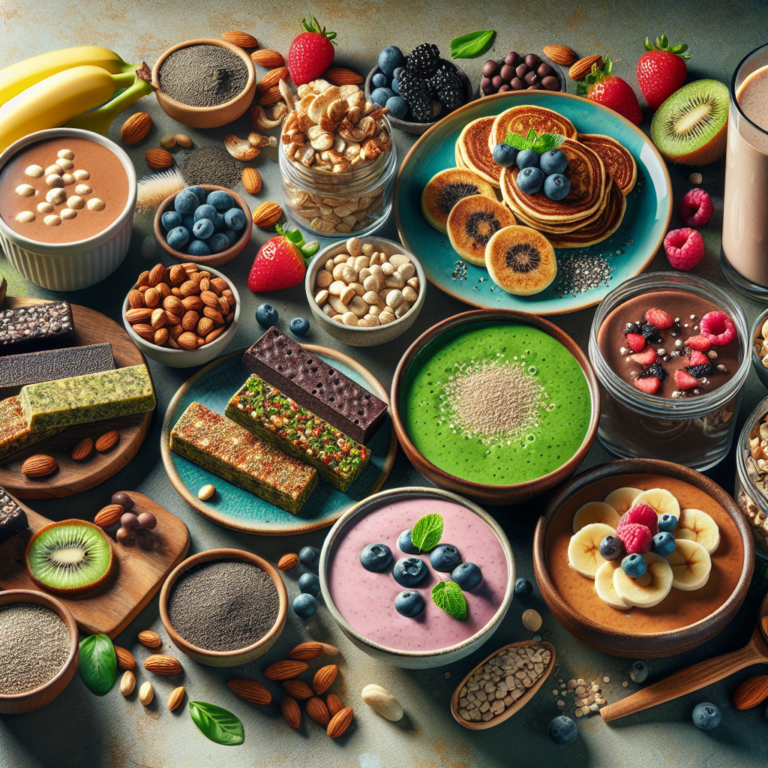 great vegan snacks using protein powder