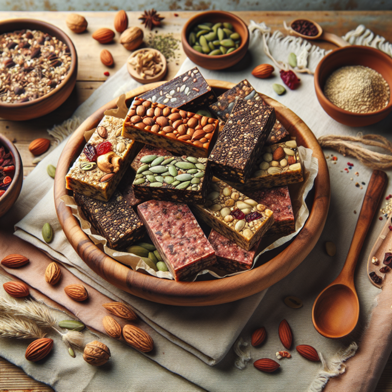 delicious homemade plant-based protein bars