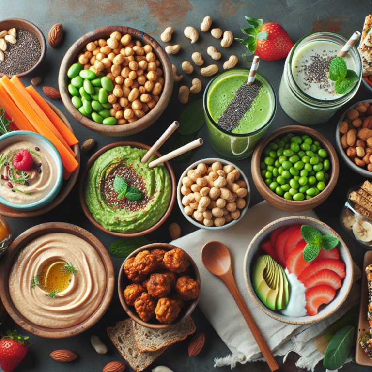 top 10 easy protein-packed vegan snacks